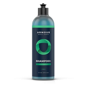 Armour Detail Supply Shampoo+ High-Foaming pH Neutral Shampoo, Professional Automotive Cleaning, Compatible with Foam Cannons or Bucket Washes - 16oz Bottle