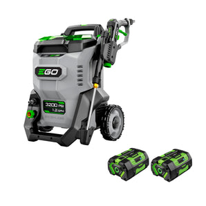 EGO Power+ HPW3204-2 3200 PSI 56-Volt Lithium-ion Cordless Pressure Washer with (2) 6.0Ah Batteries and 320W Charger Included