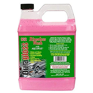 Duragloss 932 Rinseless Wash with Aquawax, 128 fl. oz