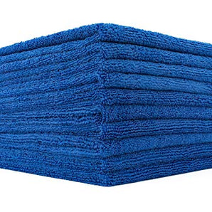 The Rag Company - Edgeless 365 Microfiber Towels (10-Pack) Premium 70/30  Blend, Professional Polishing, Wax Removal, Auto Detailing, 365gsm, 16in x