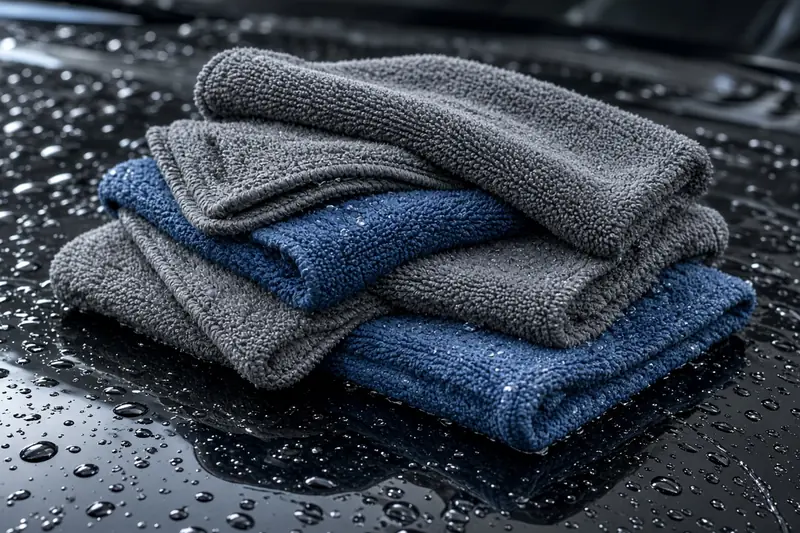 Thick drying towels on wet paint